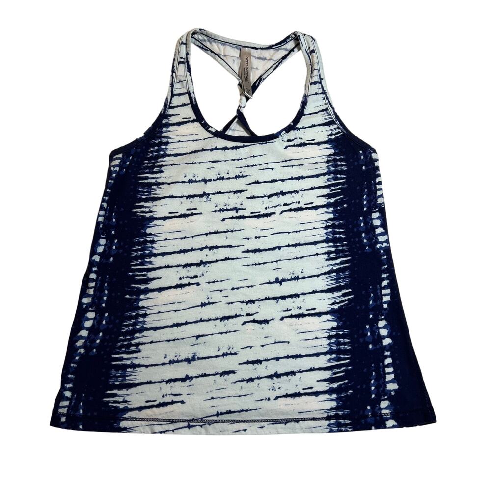Lorna Jane Twist Racerback Tie Dye Workout Tank Top Size S Gym Workout Exercise